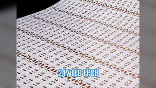 24V LED 스트립 유연한 회로 기판 2835 60LED