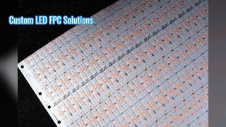 40R 안정적인 성능 24V 2835 LED 스트립 | 8mm 120D 양면 LED FPCB 보드