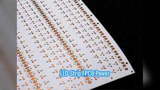 유연한 LED 스트립 PCB 12V 백색 필름 FPCB
