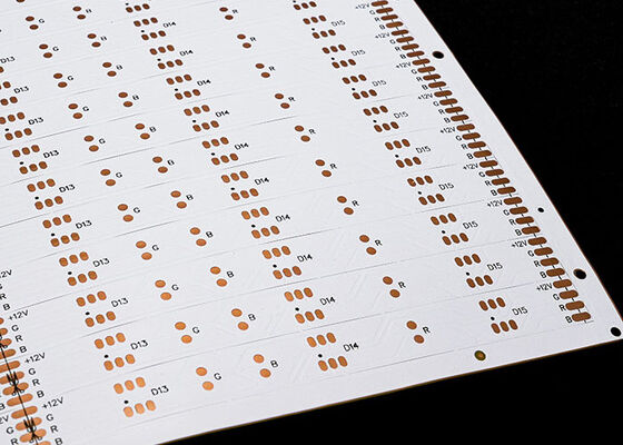 주문 LED 조명용 OSP 항산화제와 함께 12V 쌍면 유연 LED 스트립 회로판 online manufacture