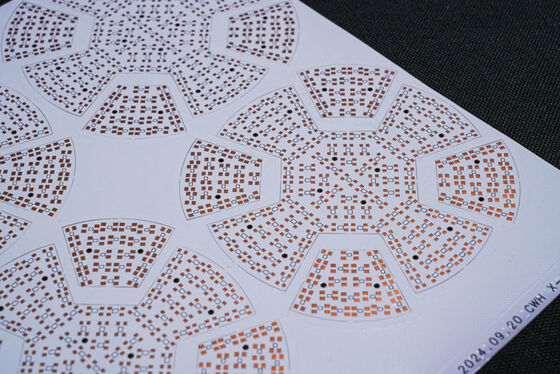 주문 화재 방지 등급 V0의 이중층 플렉서블 회로 기판 및 LED 조명 맞춤형 서비스 online manufacture