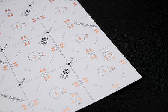 주문 플렉서블 인쇄 회로 보드에 대한 방화 보호 레벨 V0의 사용자 정의 가능한 이중 계층 LED 스트립 FPC online manufacture