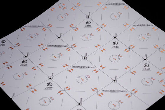 주문 맞춤형 LED 라이트 스트립 FPC를 위한 방화 보호 레벨 V0의 이중층 유연 인쇄 회로판 online manufacture