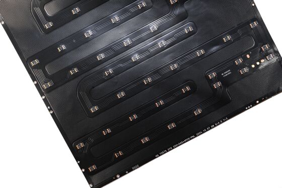 주문 LED 스트립 및 의료 장비용 방염 등급 V0 및 0.25mm 두께의 맞춤형 이중층 플렉시블 PCB online manufacture