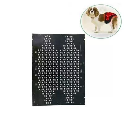 주문 Red infrared physiotherapy circuit board Medical grade flexible printed circuit Bending resistant LED physiotherapy belt FPC soft light board online manufacture