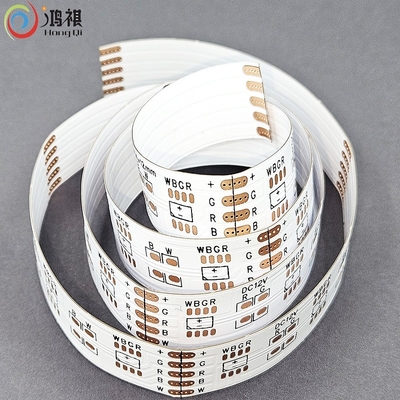 RGBW 4 In 1 COB PCB 유연 LED 스트립 회로판