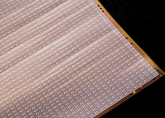 75LED 유연 전자 인쇄 회로판 12V 양면 화이트 필름 FPCB