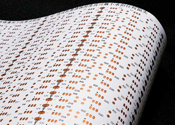 12V 양면 유연 LED 스트립 회로 기판 (OSP 산화 방지 처리, LED 적용용)