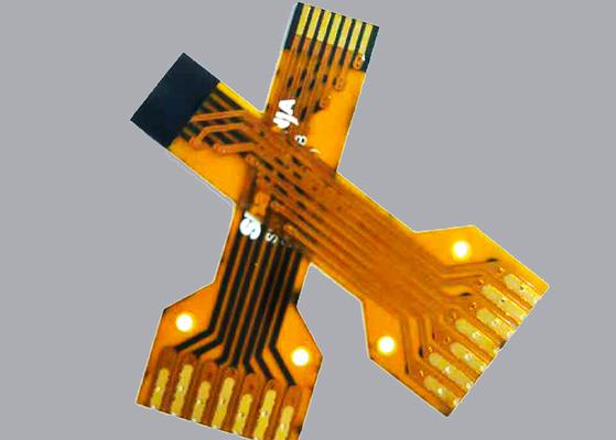 로봇 전자 부품의 합동 연결을 위한 홍콩 FPC 커넥터 FPCB 이중 계층 HDI 인쇄 회로 보드 FPC 유연 연결 회로 보드 사용자 정의