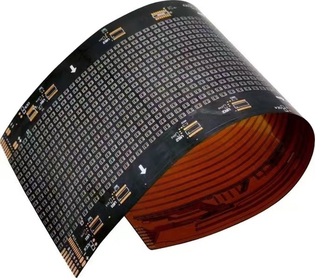 IC OLED 디스플레이가 통합된 FPCB 디스플레이, 온보드 집적 회로 포함, 이중층 LED 디스플레이 회로 기판, LED 플렉시블 디스플레이 스크린, FPC SMT