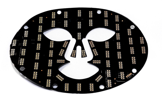 고 정밀 LED 뷰티 마스크 PCB 보드 최적 피부 - 관리 장치 성능을 위해 사용자 정의
