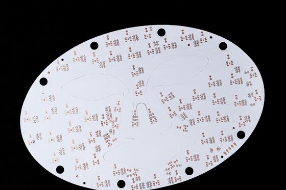 맞춤형 LED 뷰티 마스크 회로판을 위한 방화 보호 레벨 V0의 이중 계층 보드 유연 PCB