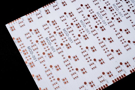 이중층 유연 PCB, 화재 보호 레벨 V0 및 LED 조명용 0.25mm±0.05 두께